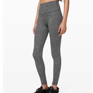 Lululemon Wunder Under Hi-Rise Tight 28" Heather Black